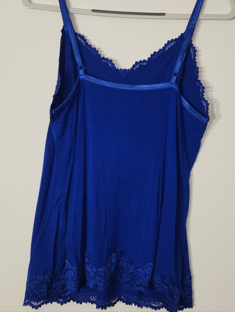 💙💙Lace-Trim Cami Tank Top💙💙 - Royal Blue. Lane Bryant 14/16. - Picture 8 of 13